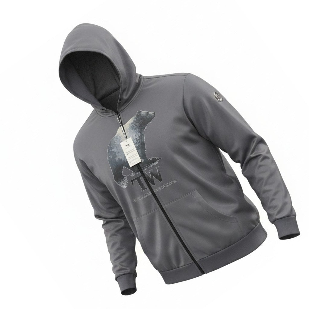 Casaco Comfort TW Urso — Cinza