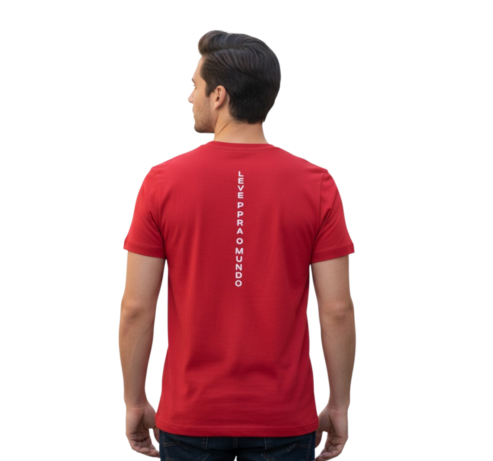 Camiseta TW Urso Vermelha - Leve para o Mundo