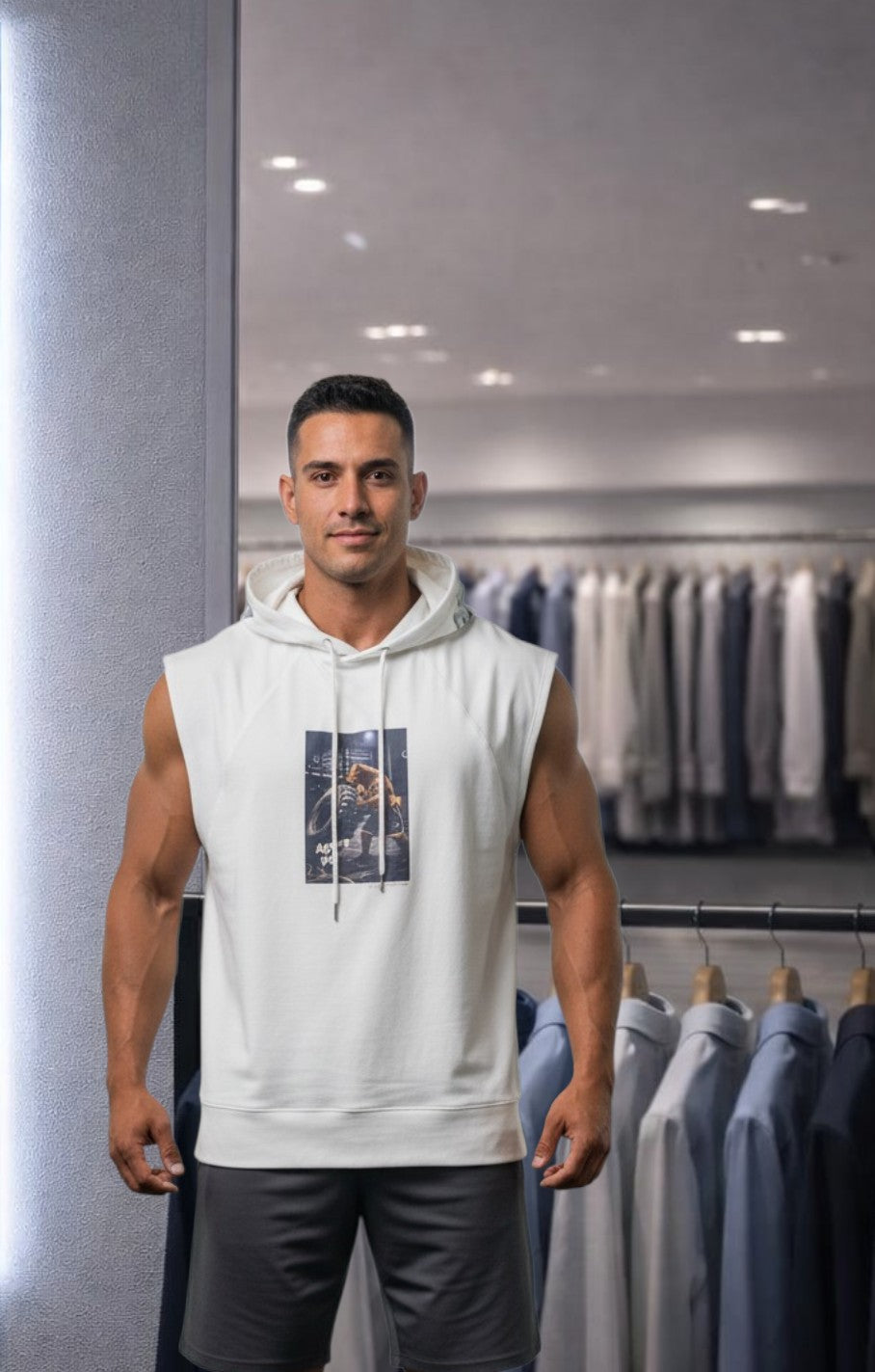 Colete Canguru TW Urso Gold — Off-White